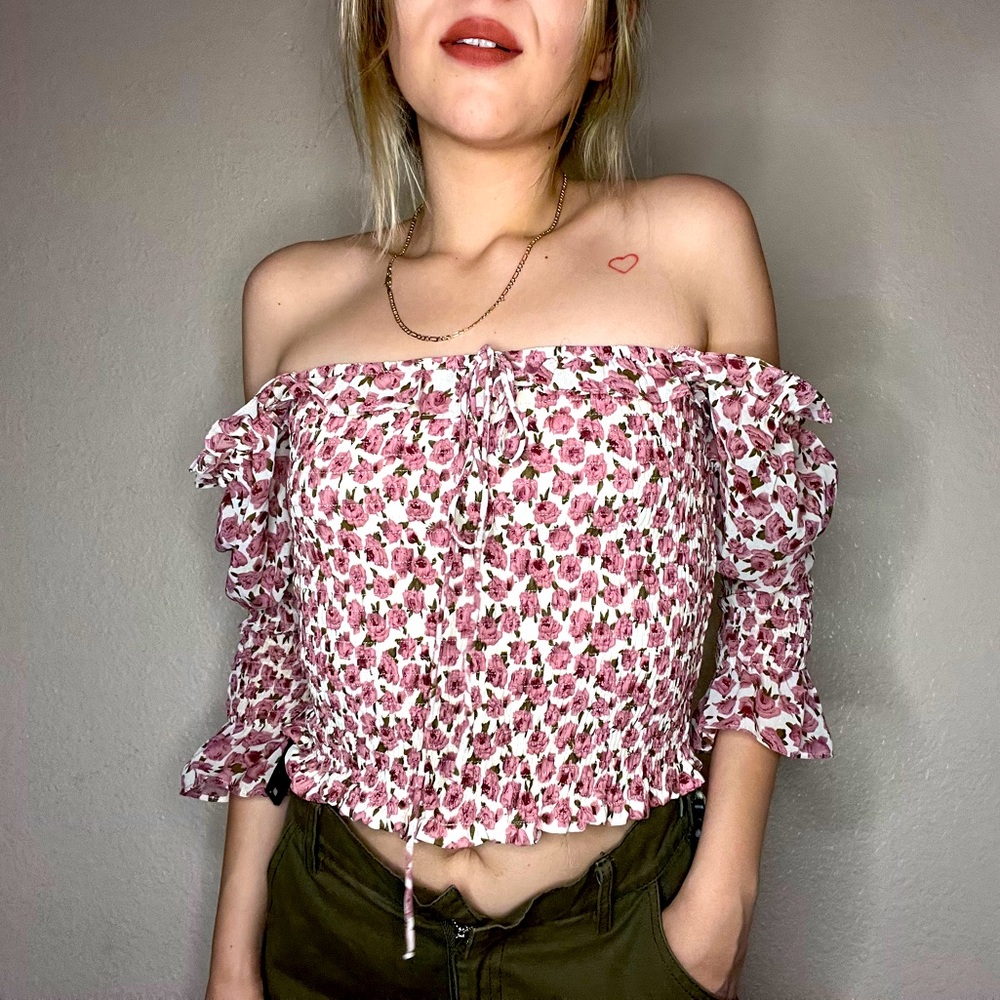 Ditsy Floral Top